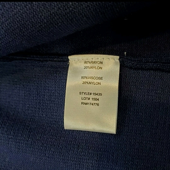 Antthony Blue Cardigan with Green and Red Trim (Final Markdown) - Picture 10 of 13